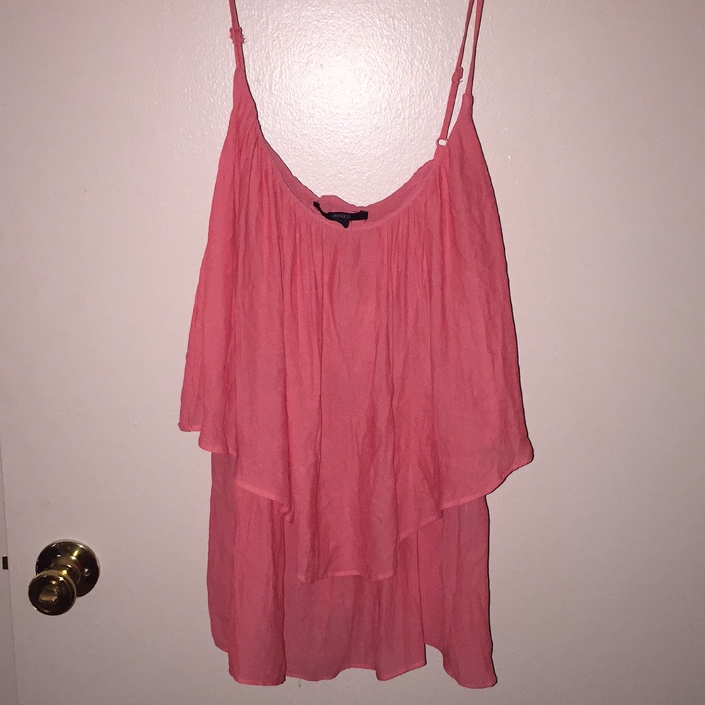 Forever 21 coral tank new
